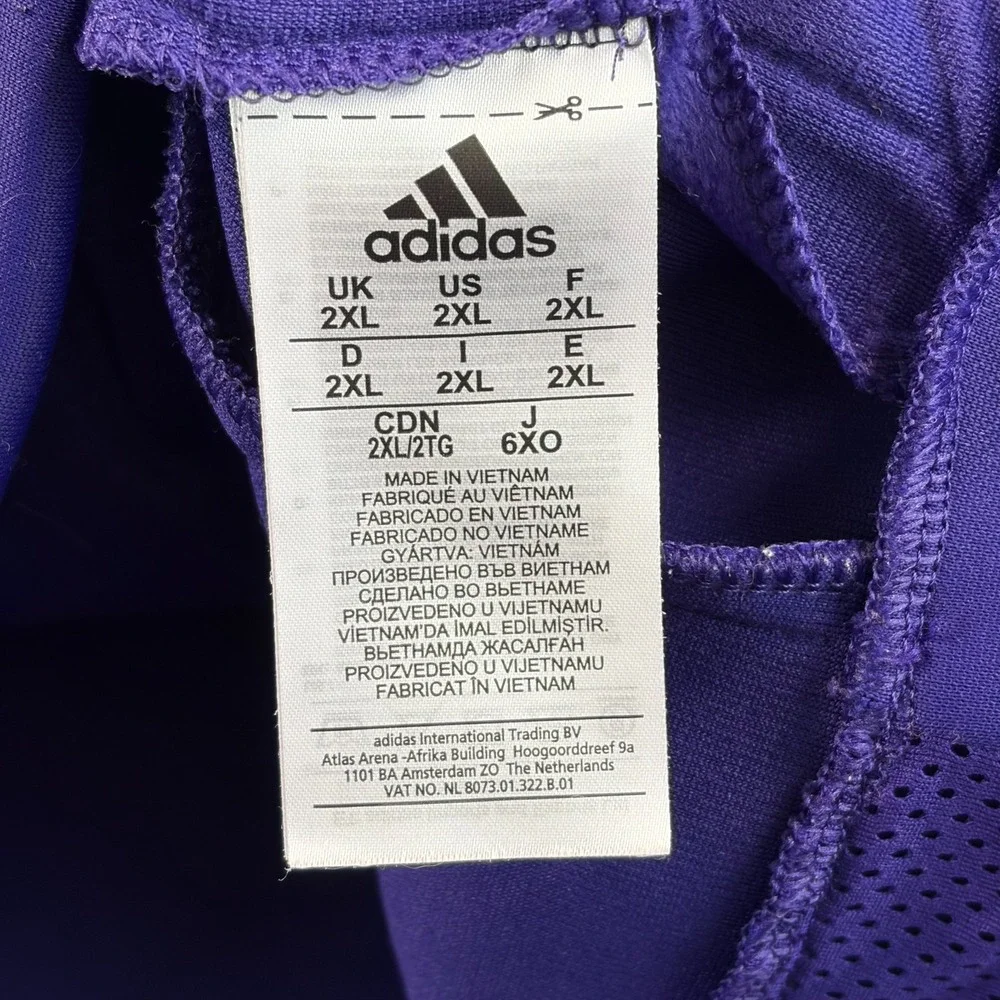 Adidas NCAA WASHINGTON HUSKIES GAME MODE HOODIE Men 2XL Purple Pullover Football